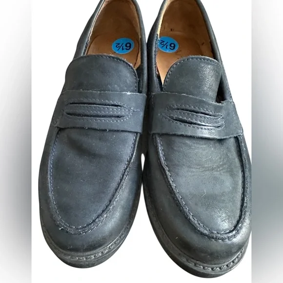 Artisan by Zigi New York Womens Black Leather Penny Loafers Classic Size 6.5 - Picture 6 of 8